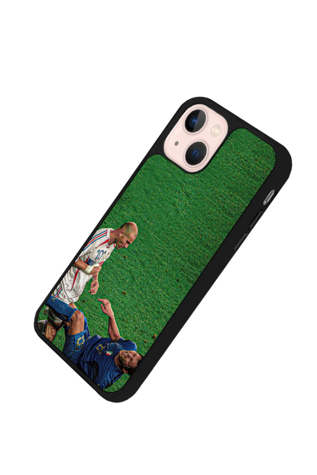 iPhone 13/14 Uyumlu Zidane Tasarımlı Glossy Premium Kılıf