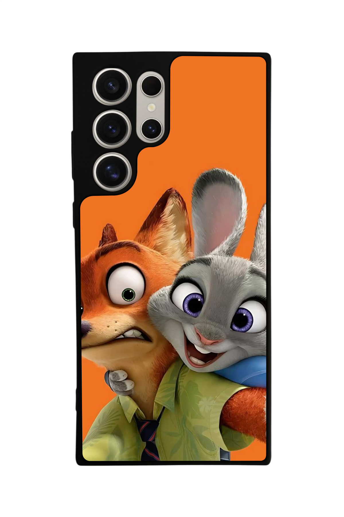 Samsung Galaxy S23 Ultra Uyumlu Zootropolis Tasarımlı Glossy Premium Kılıf