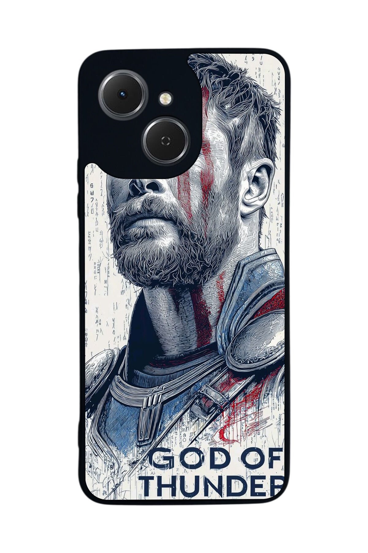 Tecno Spark 40C Uyumlu Thor Tasarımlı Glossy Premium Kılıf