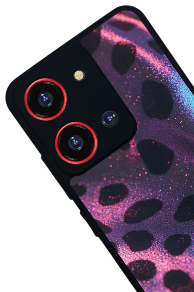 Reeder S19 Max Pro S ZOOM Uyumlu Hologram Leopar Tasarımlı Glossy Premium Kılıf