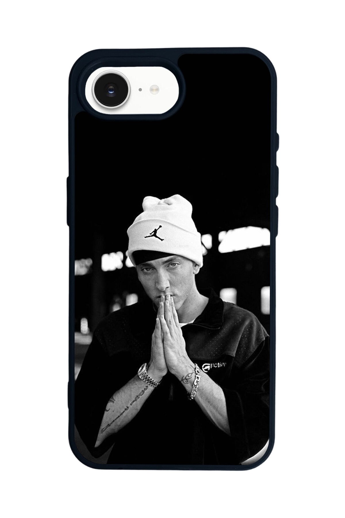 iPhone 16E Uyumlu Eminem Tasarımlı Glossy Premium Kılıf