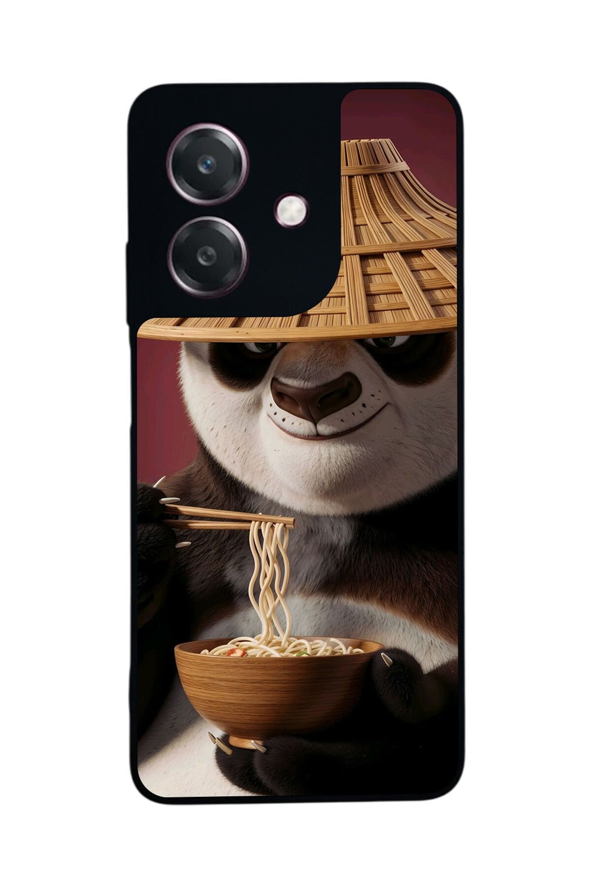 Oppo A3 5G Uyumlu Kung Fu Panda Tasarımlı Glossy Premium Kılıf