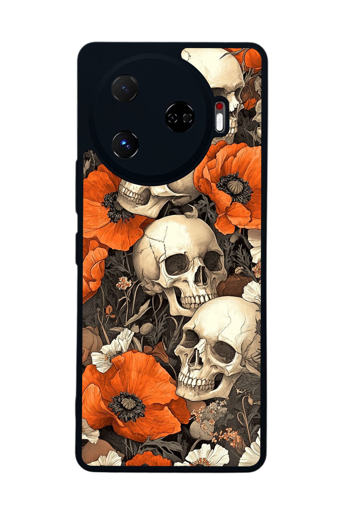 Tecno Camon 30 Pro Uyumlu KuruKafa Tasarımlı Glossy Premium Kılıf