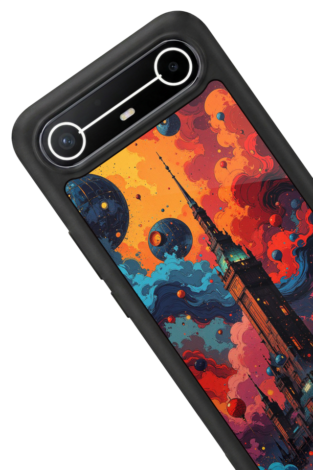 Tecno Spark Slim 5G Uyumlu Abstract Tasarımlı Glossy Premium Kılıf