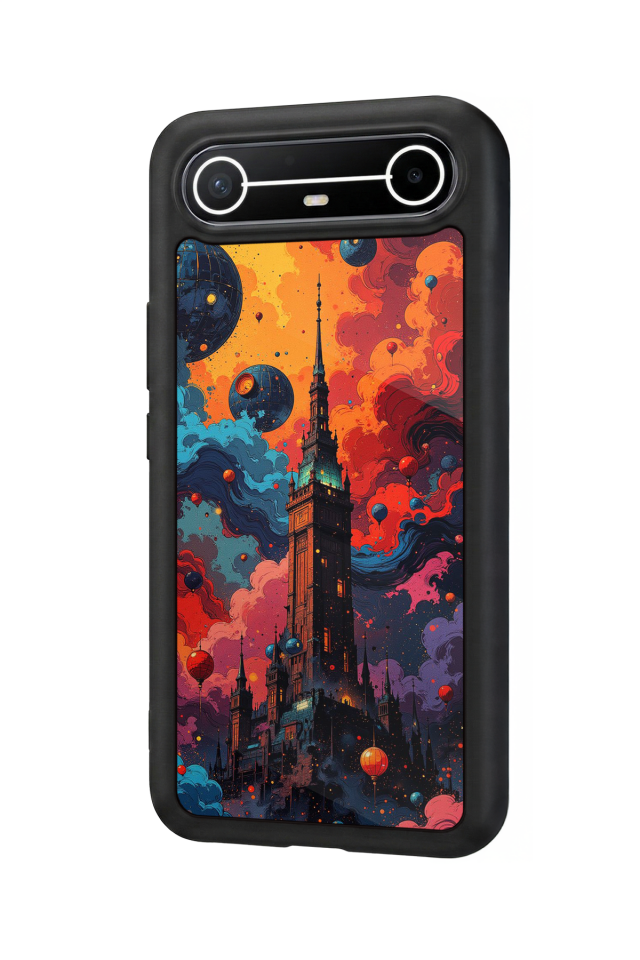 Tecno Spark Slim 5G Uyumlu Abstract Tasarımlı Glossy Premium Kılıf