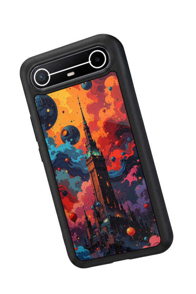 Tecno Spark Slim 5G Uyumlu Abstract Tasarımlı Glossy Premium Kılıf