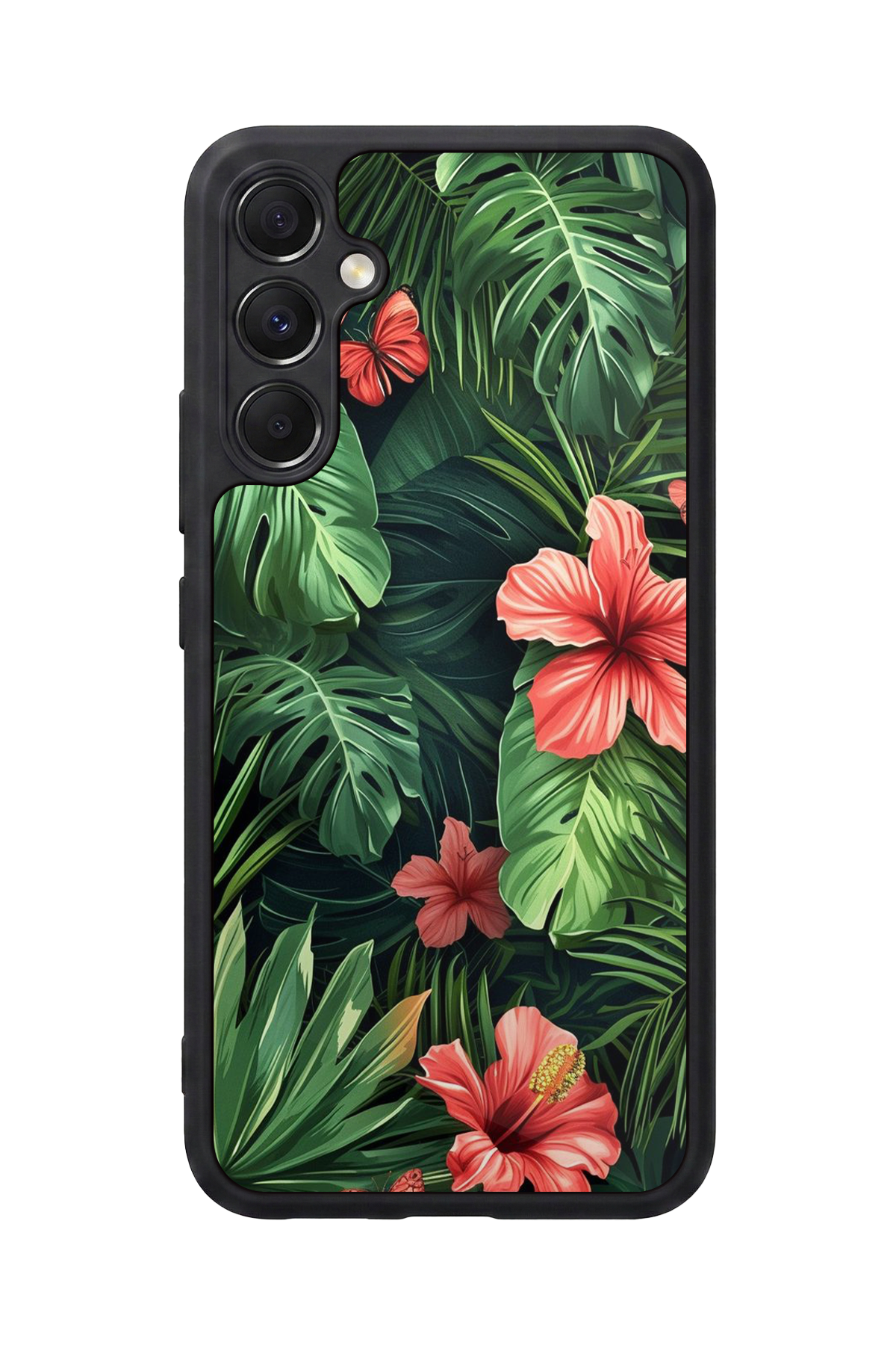 Samsung Galaxy A34 Uyumlu Botanik Tasarımlı Glossy Premium Kılıf