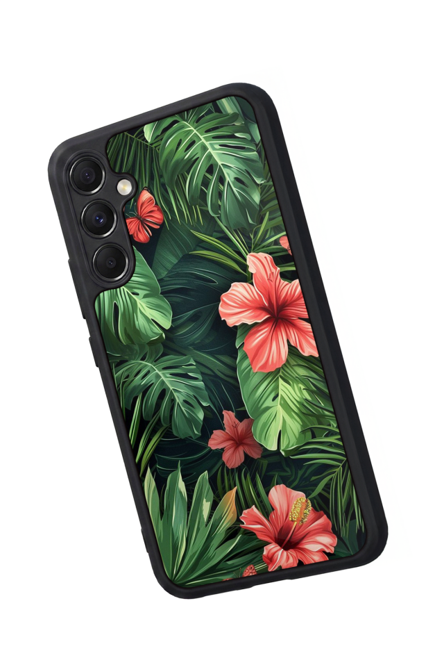 Samsung Galaxy A34 Uyumlu Botanik Tasarımlı Glossy Premium Kılıf