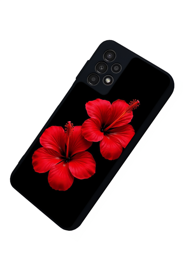 Samsung Galaxy A23 Uyumlu Cicek Tasarımlı Glossy Premium Kılıf