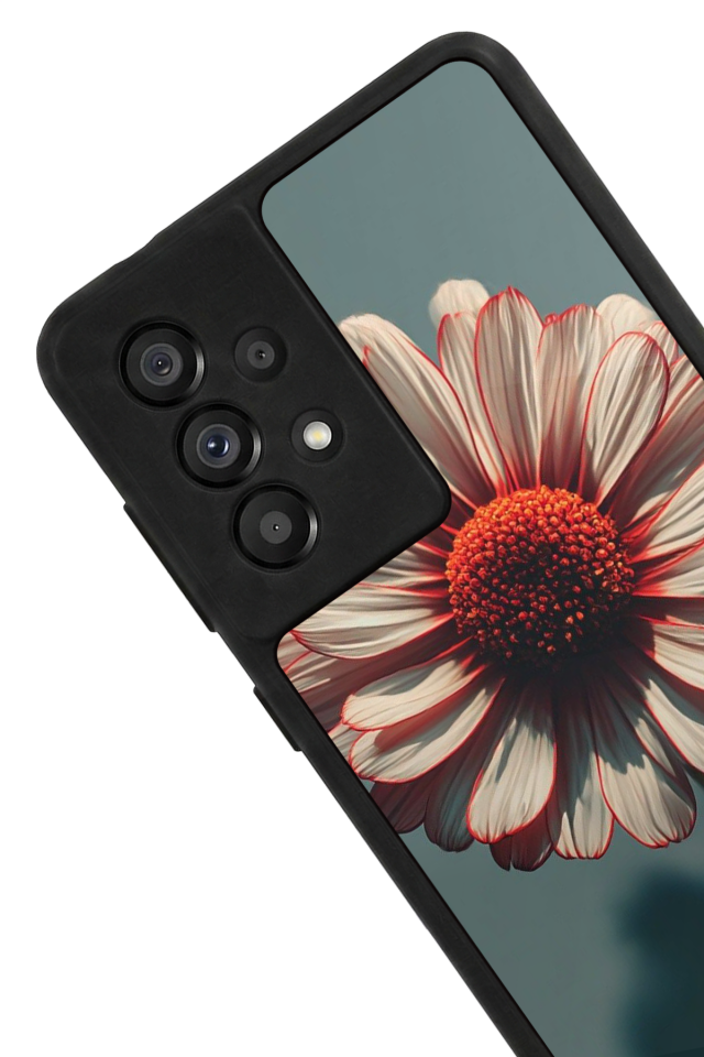 Samsung Galaxy A73 Uyumlu Cicek Tasarımlı Glossy Premium Kılıf