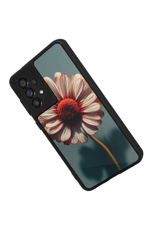 Samsung Galaxy A73 Uyumlu Cicek Tasarımlı Glossy Premium Kılıf