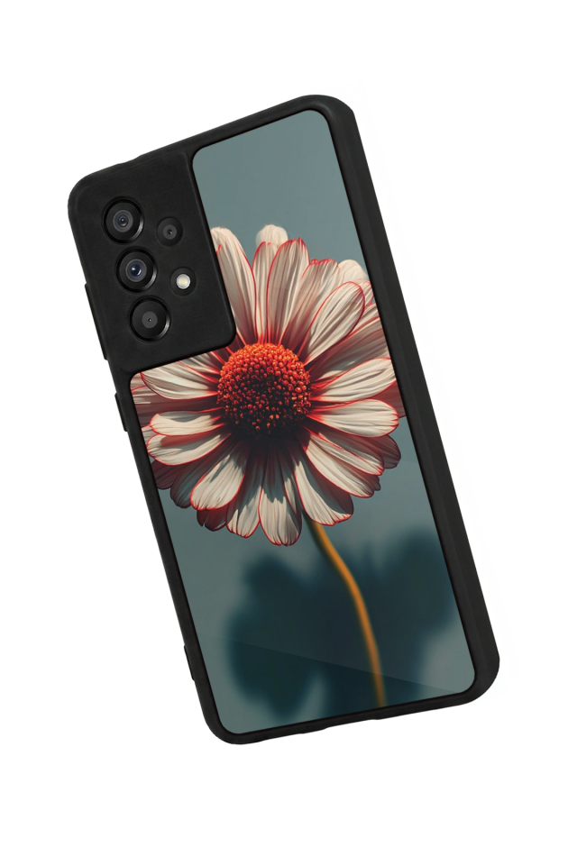 Samsung Galaxy A73 Uyumlu Cicek Tasarımlı Glossy Premium Kılıf