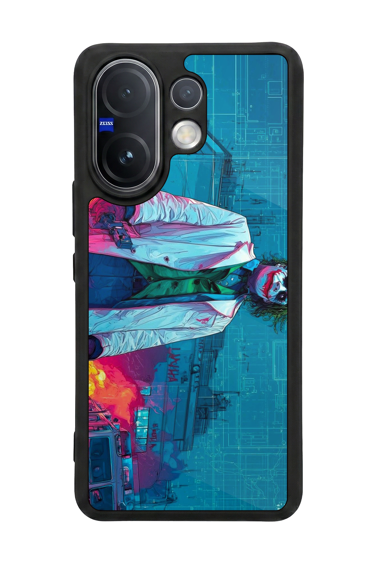 Vivo V60 Uyumlu Joker Tasarımlı Glossy Premium Kılıf