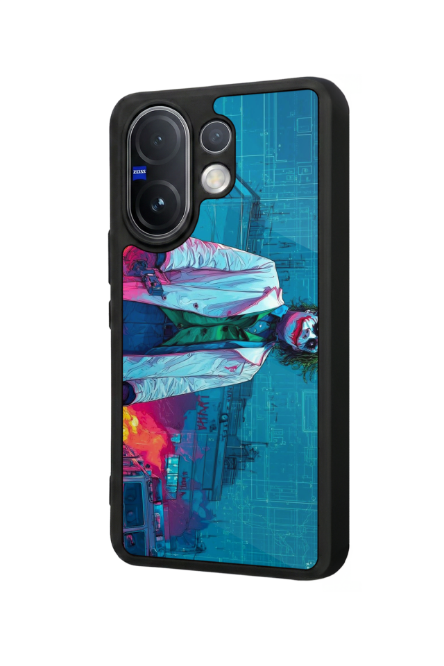 Vivo V60 Uyumlu Joker Tasarımlı Glossy Premium Kılıf