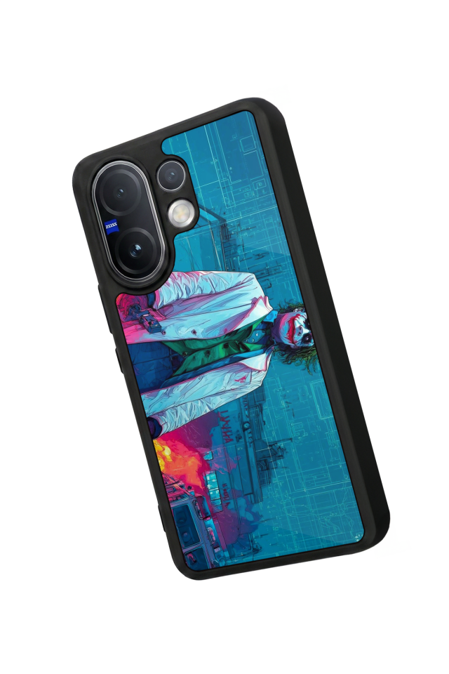 Vivo V60 Uyumlu Joker Tasarımlı Glossy Premium Kılıf