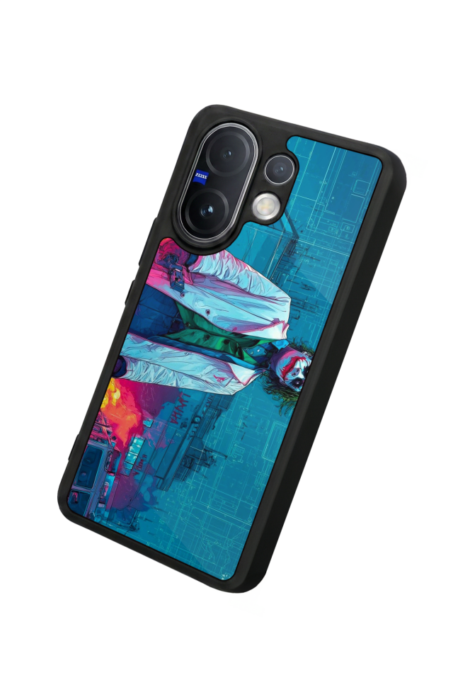 Vivo V60 Uyumlu Joker Tasarımlı Glossy Premium Kılıf