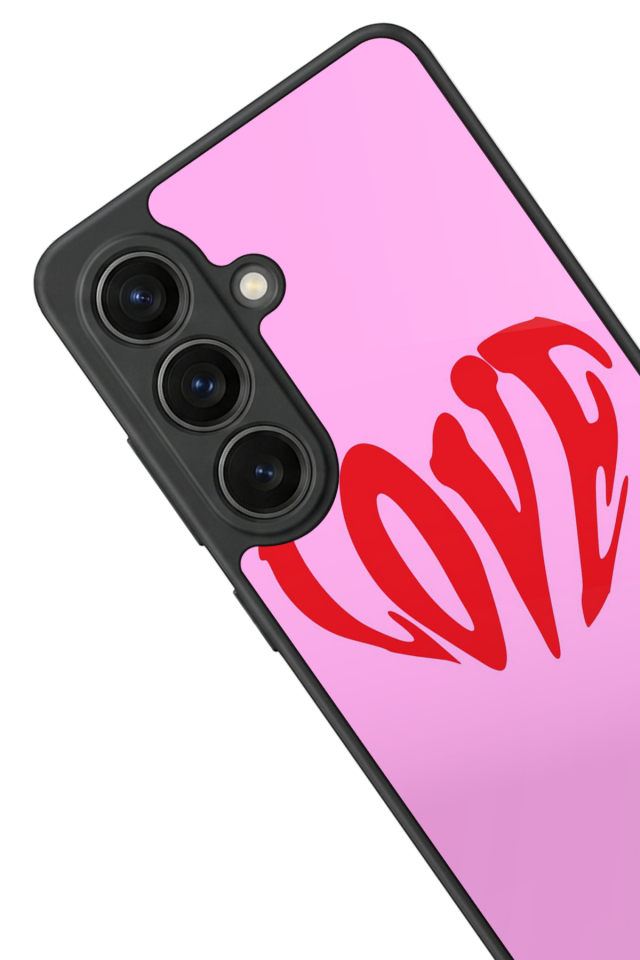 Samsung Galaxy S26 Uyumlu Kalp Love Tasarımlı Glossy Premium Kılıf