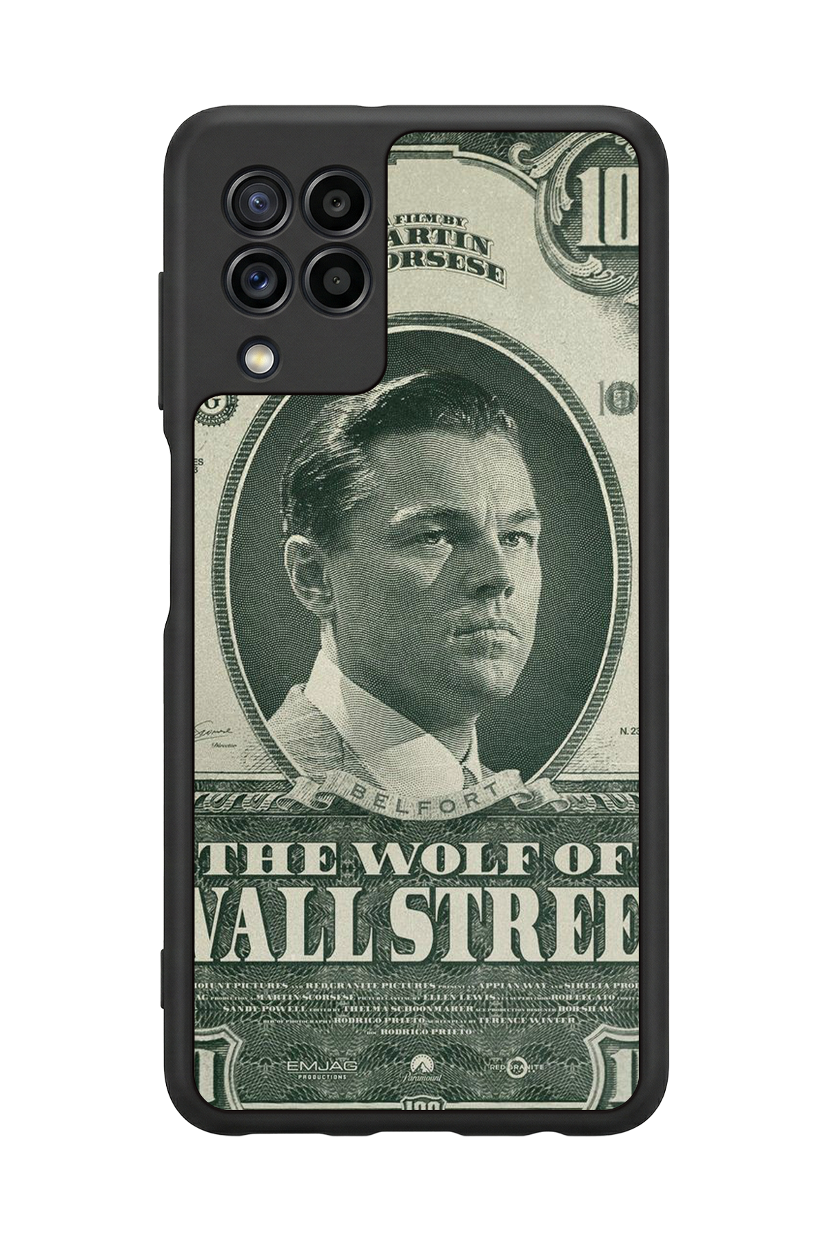 Samsung Galaxy M22 Uyumlu TheWolf Tasarımlı Glossy Premium Kılıf