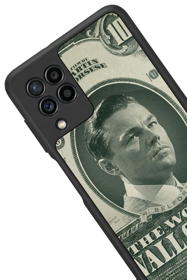 Samsung Galaxy M22 Uyumlu TheWolf Tasarımlı Glossy Premium Kılıf