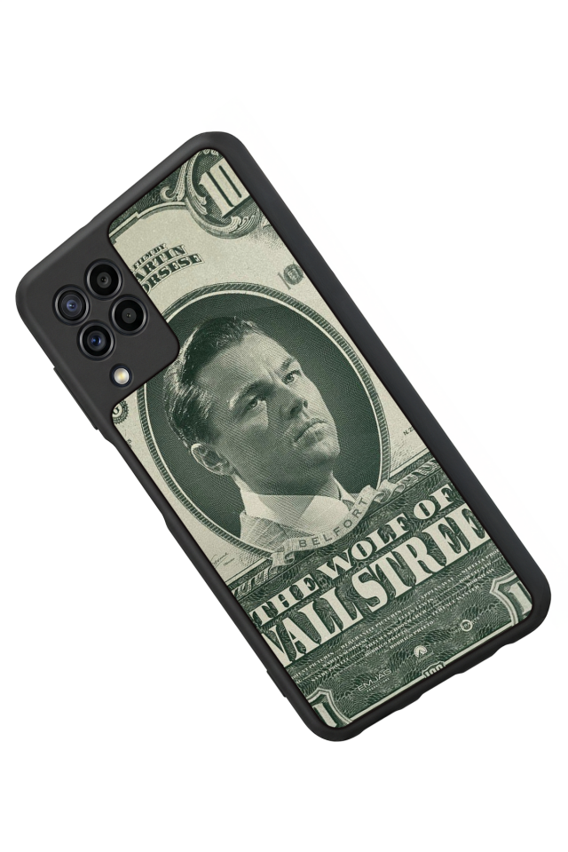 Samsung Galaxy M22 Uyumlu TheWolf Tasarımlı Glossy Premium Kılıf