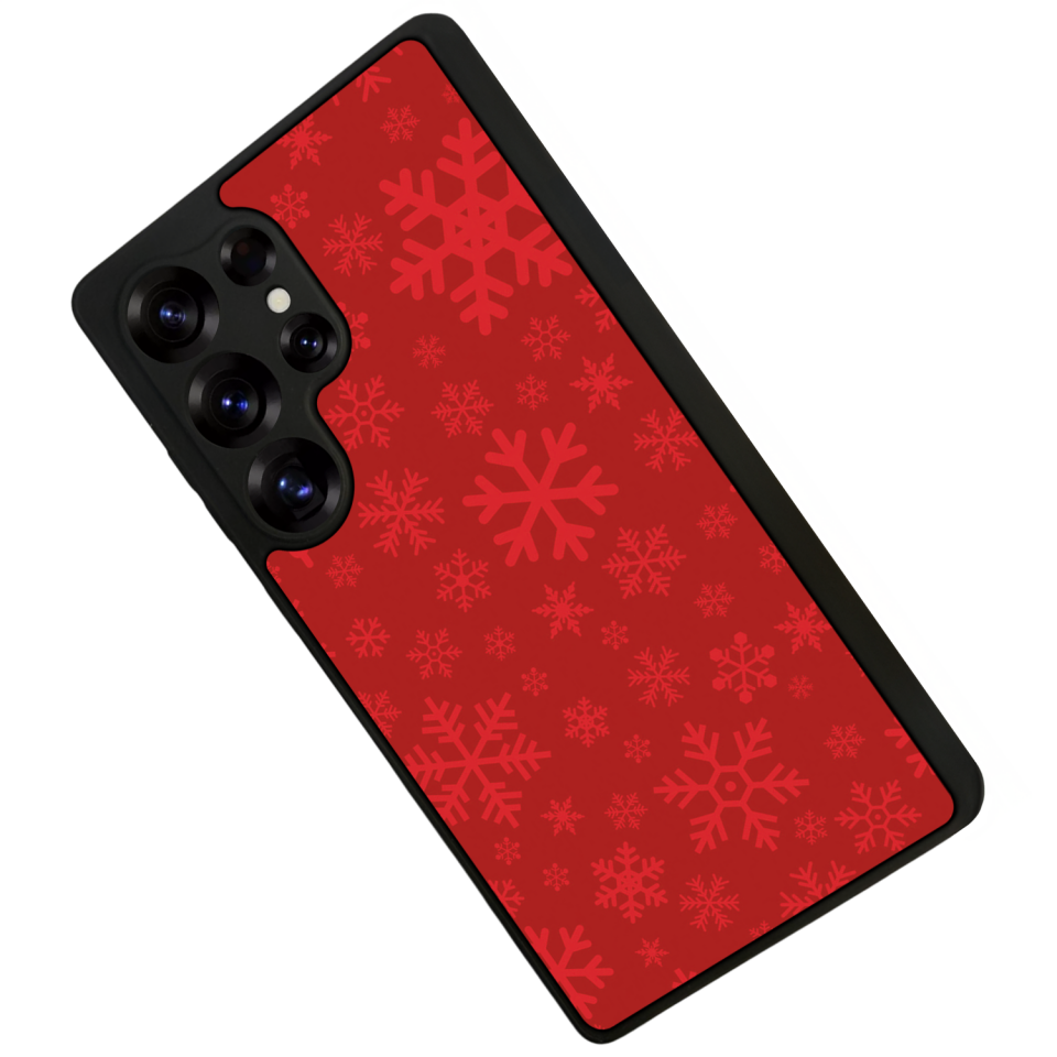 Samsung Galaxy S25 Ultra Uyumlu Yilbasi Christmas Tasarımlı Glossy Premium Kılıf