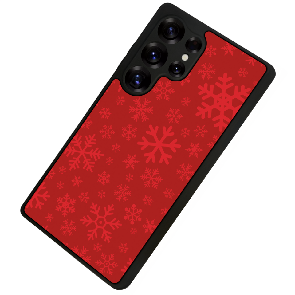 Samsung Galaxy S25 Ultra Uyumlu Yilbasi Christmas Tasarımlı Glossy Premium Kılıf
