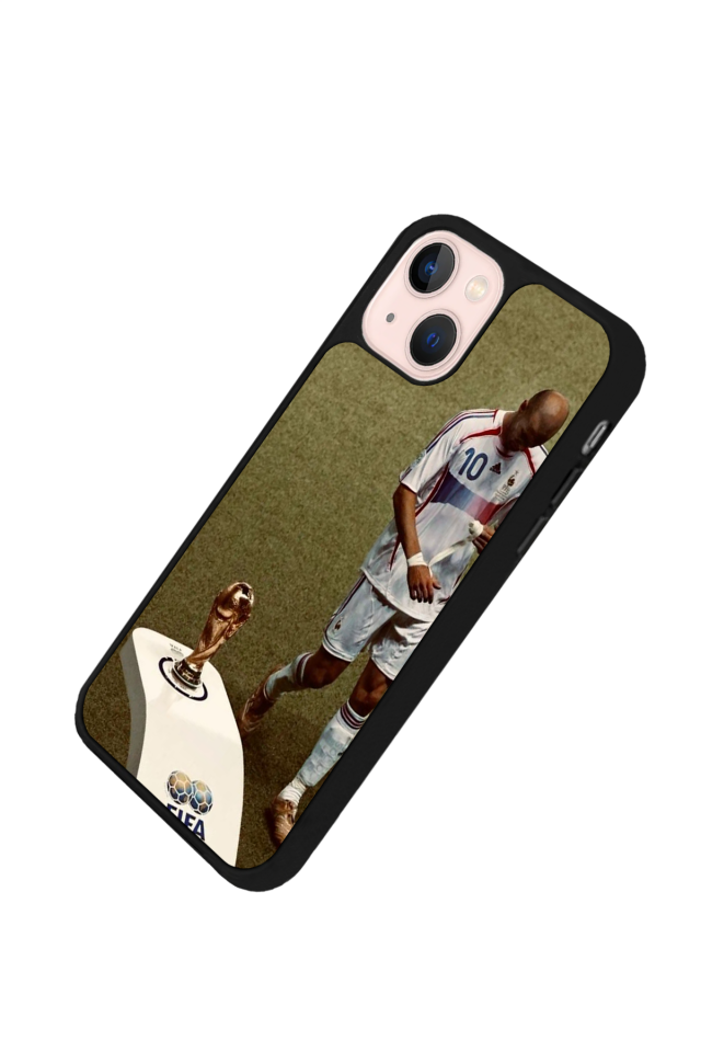 iPhone 13/14 Uyumlu Zidane Tasarımlı Glossy Premium Kılıf