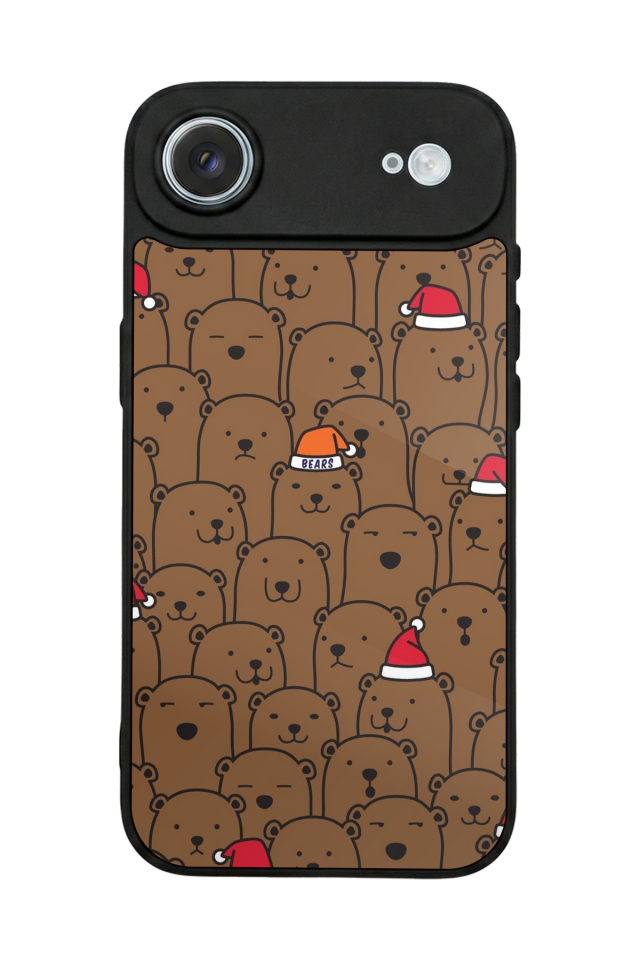 iPhone 17 Air Uyumlu Ayı Tasarımlı Glossy Premium Kılıf