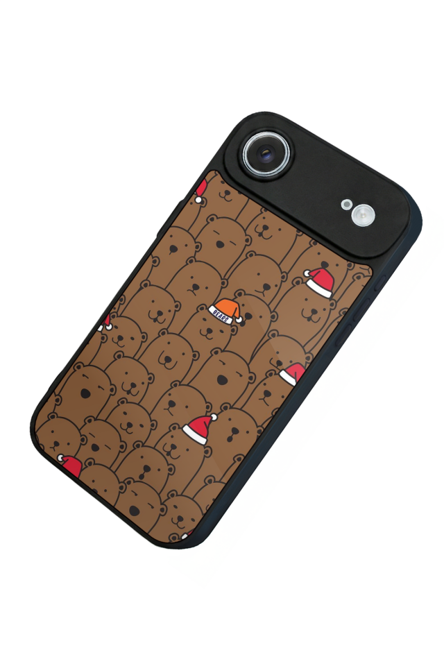 iPhone 17 Air Uyumlu Ayı Tasarımlı Glossy Premium Kılıf