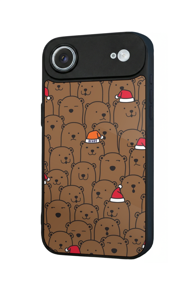 iPhone 17 Air Uyumlu Ayı Tasarımlı Glossy Premium Kılıf