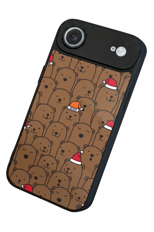 iPhone 17 Air Uyumlu Ayı Tasarımlı Glossy Premium Kılıf