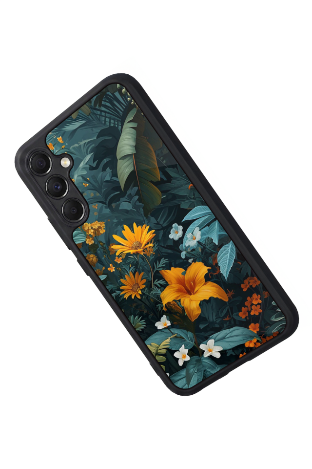 Samsung Galaxy A34 Uyumlu Botanik Tasarımlı Glossy Premium Kılıf