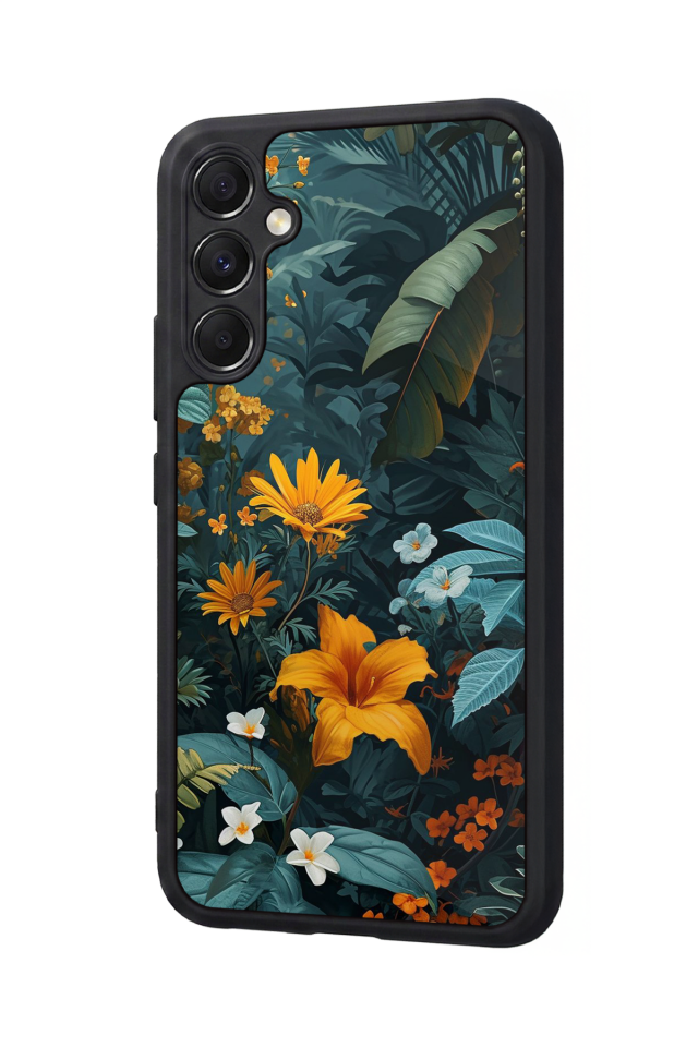 Samsung Galaxy A34 Uyumlu Botanik Tasarımlı Glossy Premium Kılıf
