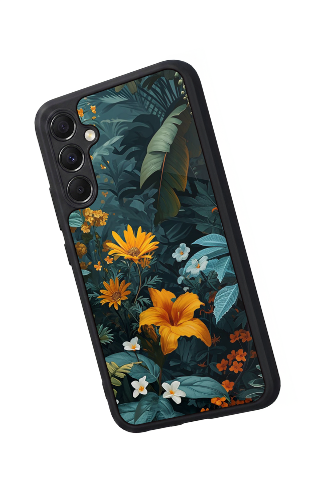 Samsung Galaxy A34 Uyumlu Botanik Tasarımlı Glossy Premium Kılıf