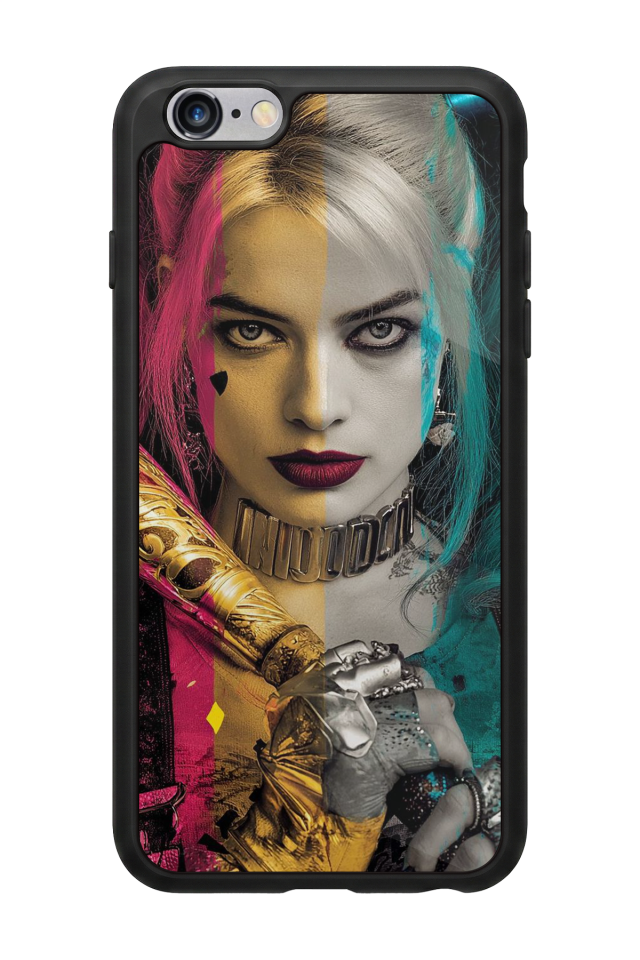 iPhone 6s Plus Uyumlu HarleyQueen Tasarımlı Glossy Premium Kılıf