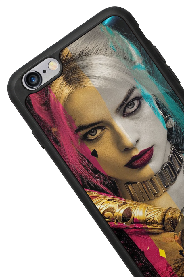 iPhone 6s Plus Uyumlu HarleyQueen Tasarımlı Glossy Premium Kılıf
