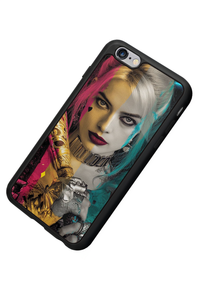 iPhone 6s Plus Uyumlu HarleyQueen Tasarımlı Glossy Premium Kılıf