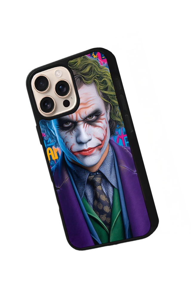 iPhone 16 Pro Max Uyumlu Joker Tasarımlı Glossy Premium Kılıf
