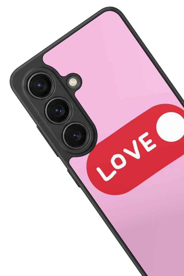 Samsung Galaxy S26 Uyumlu Kalp Love Tasarımlı Glossy Premium Kılıf