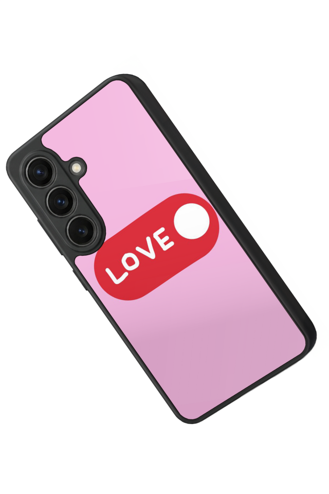 Samsung Galaxy S26 Uyumlu Kalp Love Tasarımlı Glossy Premium Kılıf
