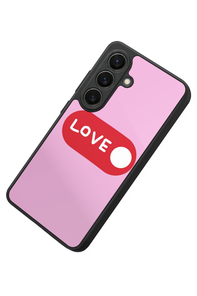 Samsung Galaxy S26 Uyumlu Kalp Love Tasarımlı Glossy Premium Kılıf