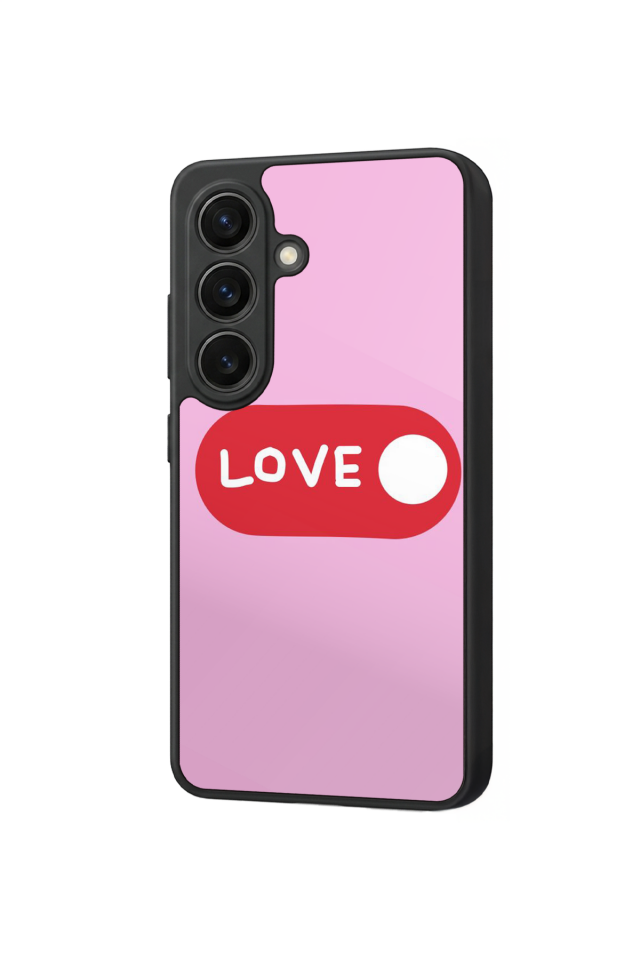 Samsung Galaxy S26 Uyumlu Kalp Love Tasarımlı Glossy Premium Kılıf