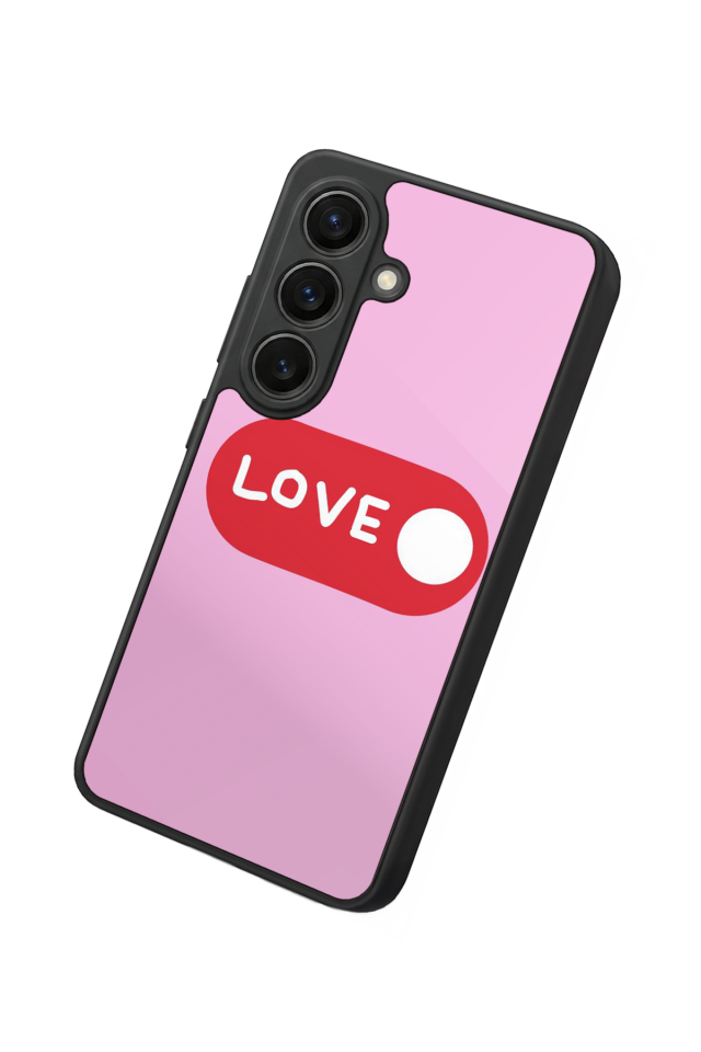 Samsung Galaxy S26 Uyumlu Kalp Love Tasarımlı Glossy Premium Kılıf