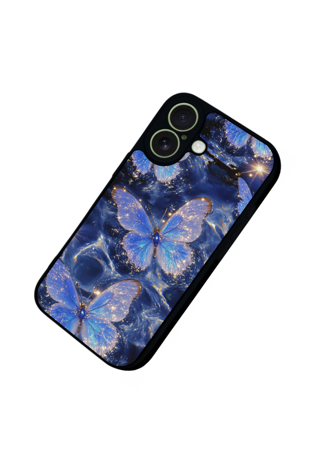 iPhone 17 Uyumlu Kelebek Tasarımlı Glossy Premium Kılıf