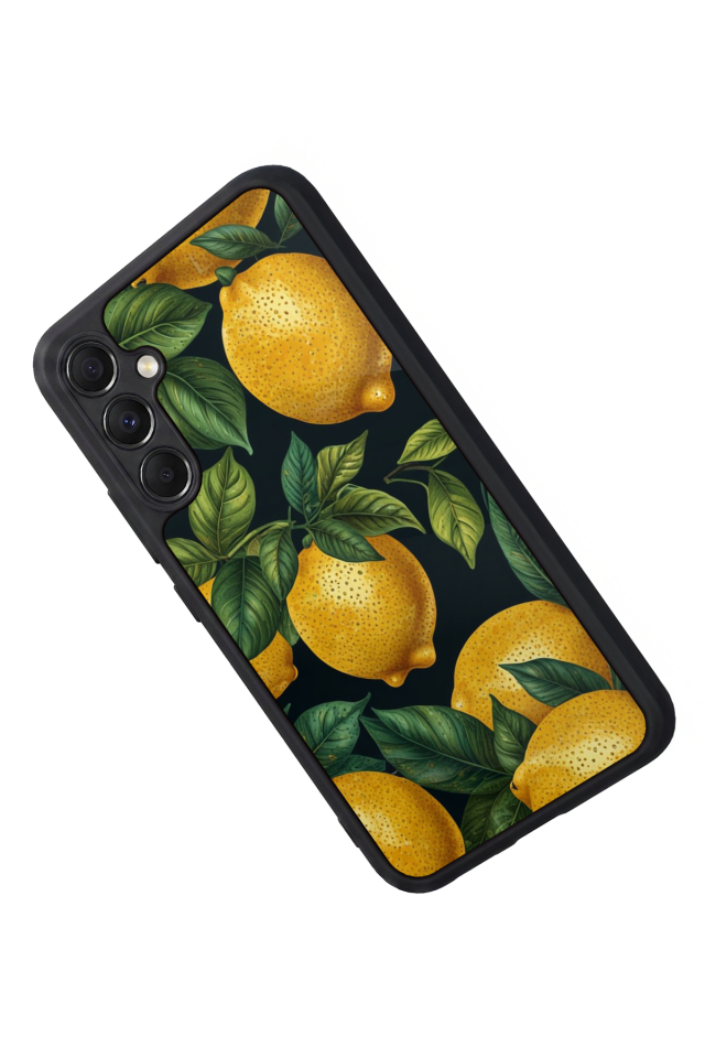 Samsung Galaxy M34 Uyumlu Limon Tasarımlı Glossy Premium Kılıf