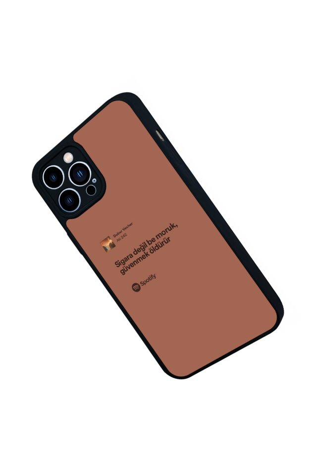 iPhone 13 Pro Max Uyumlu Sarki Sozleri Tasarımlı Glossy Premium Kılıf