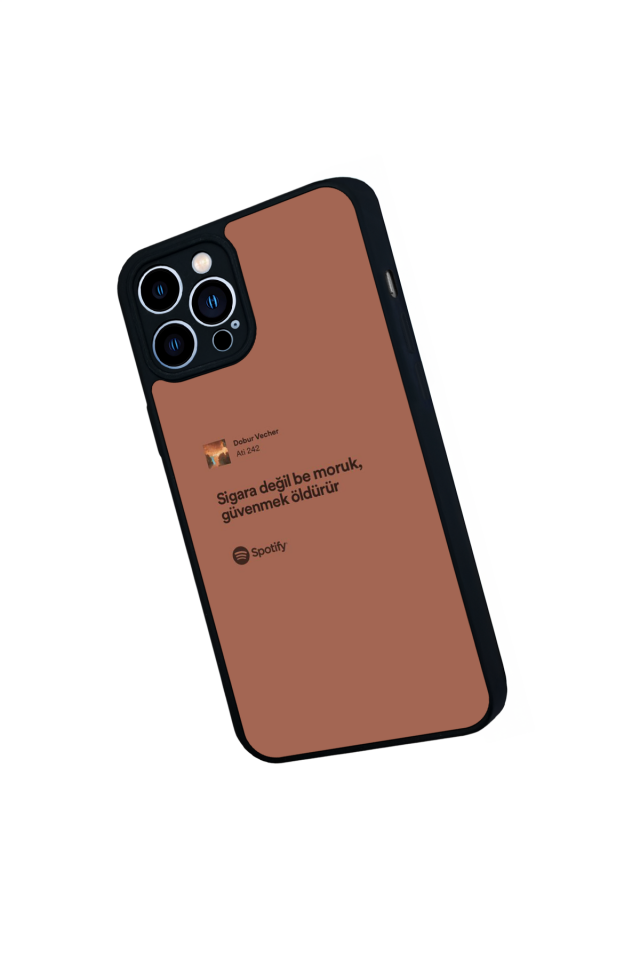 iPhone 13 Pro Max Uyumlu Sarki Sozleri Tasarımlı Glossy Premium Kılıf