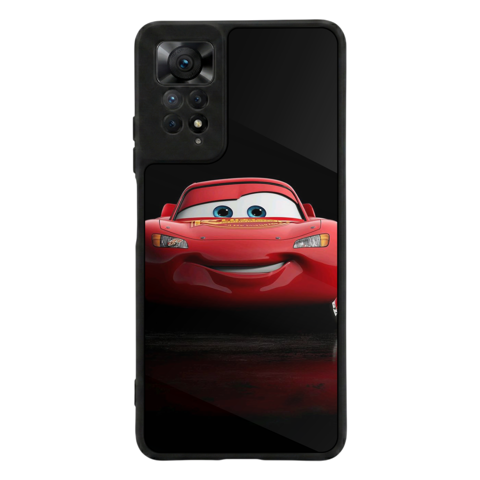 Xiaomi Redmi Note 12 Pro Uyumlu Şimsek McQueen Tasarımlı Glossy Premium Kılıf