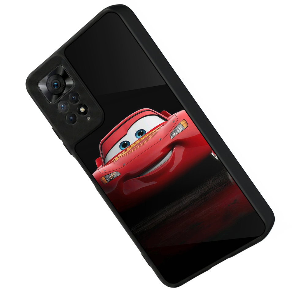 Xiaomi Redmi Note 12 Pro Uyumlu Şimsek McQueen Tasarımlı Glossy Premium Kılıf