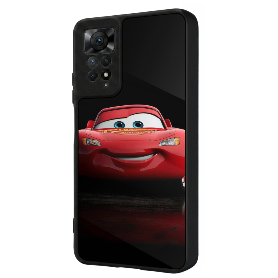 Xiaomi Redmi Note 12 Pro Uyumlu Şimsek McQueen Tasarımlı Glossy Premium Kılıf